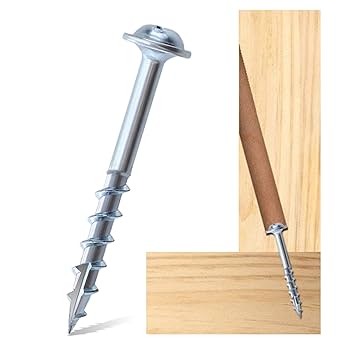 Amazon.co.jp: Juleyaing 四角穴 木 スクリュー 32mm、100個